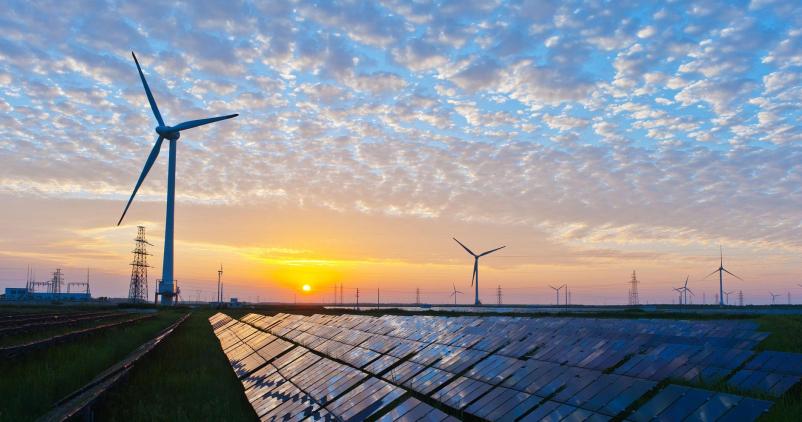 éoliennes et panneaux
